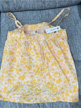 Sundry Peach Ditsy Cami Size 0/XS Adjustable Straps  NWT